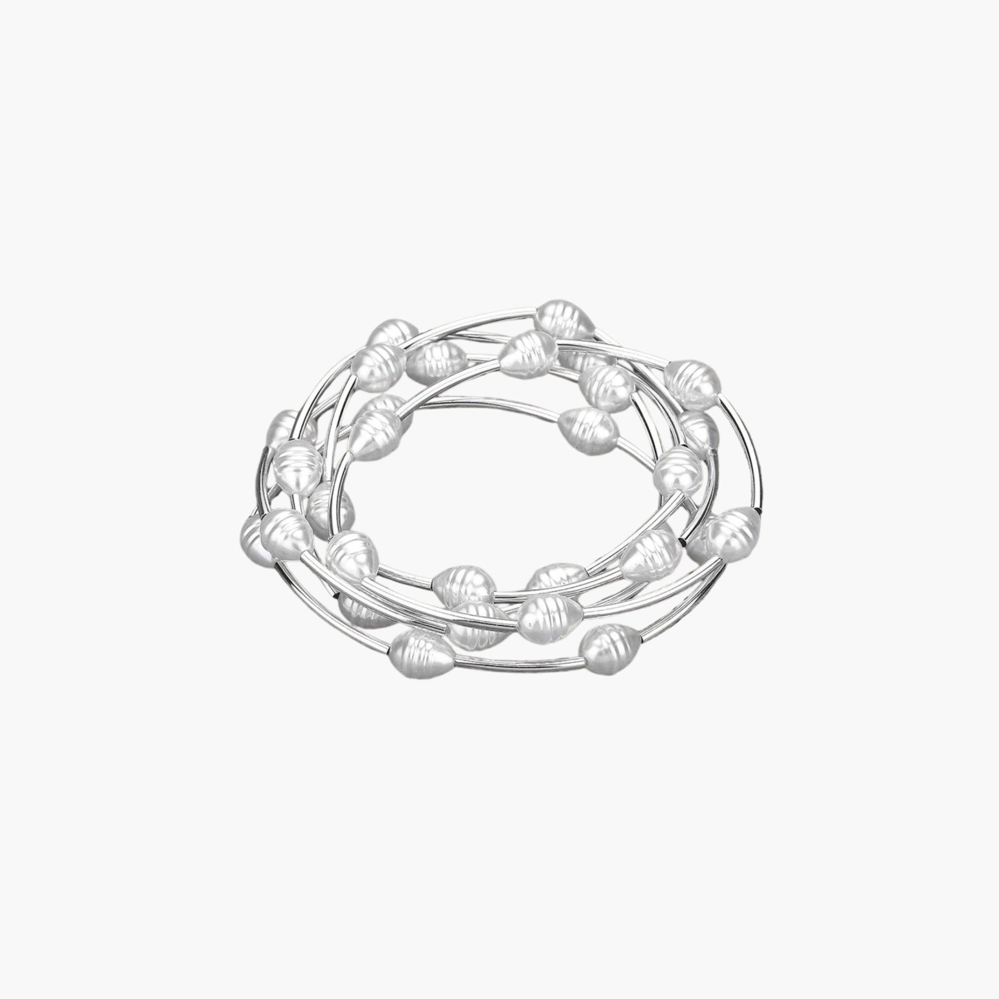 Pearl Beaded Stretch Bracelets