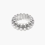 Chunky Silver Stretch Bracelet
