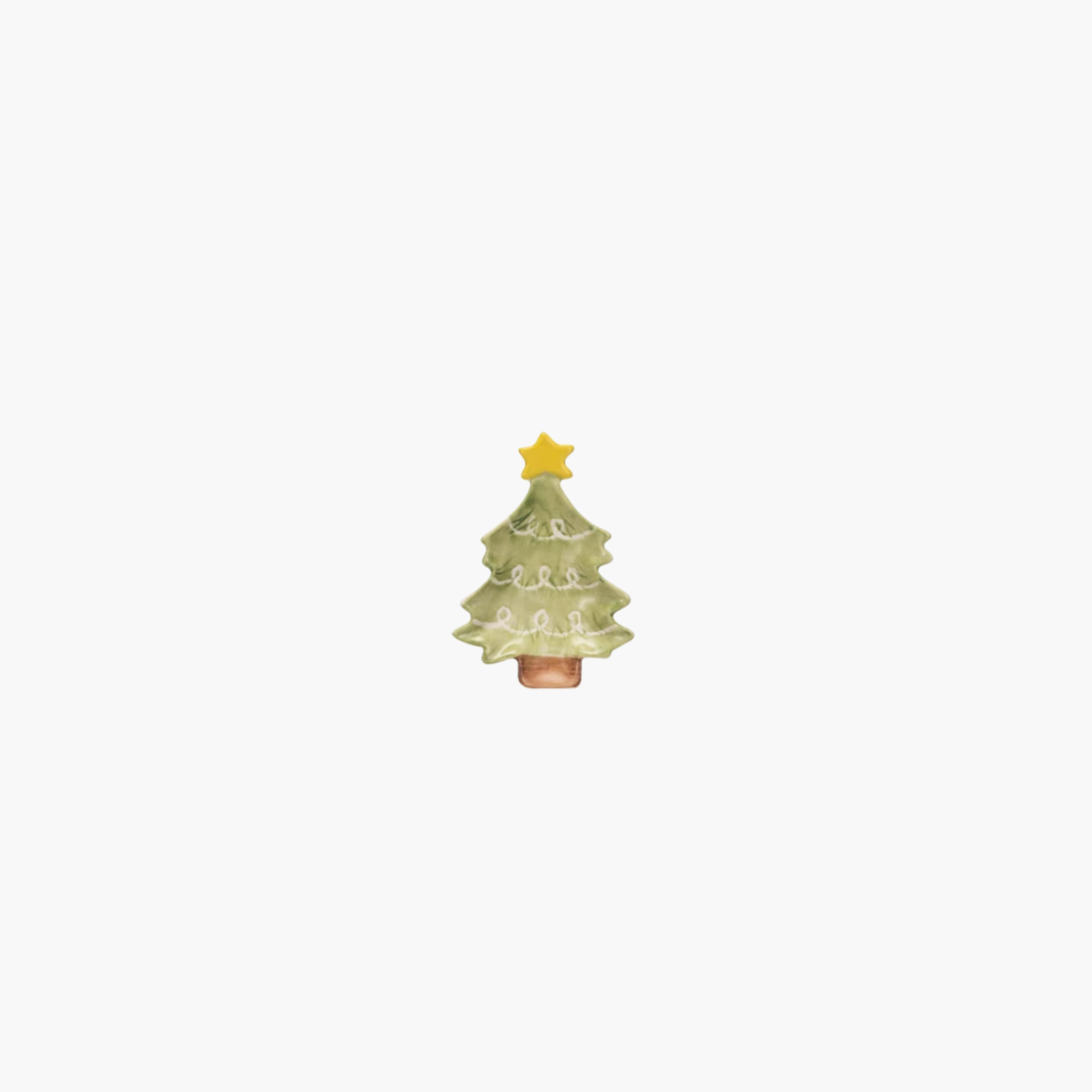 Mini Christmas Tree Dish w/ Star