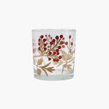 Red + Gold Berry Tealight Holder