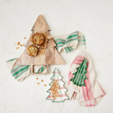 Striped Tree Shaped Plate