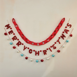 Red Velvet Chain Link Garland