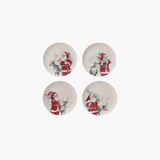 Santa & Reindeer Plate