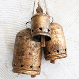 Sm Metal Bell w Star Cut-Outs