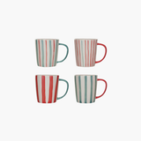 Red, Aqua & Cream Coffee Mug