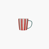 Red, Aqua & Cream Coffee Mug