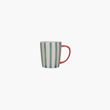 Red, Aqua & Cream Coffee Mug