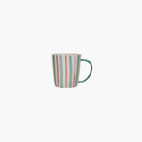 Red, Aqua & Cream Coffee Mug