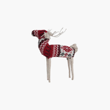 Cotton Knit and Wire Reindeer