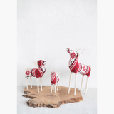 Cotton Knit and Wire Reindeer