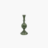 Green Enameled Metal Taper Holder