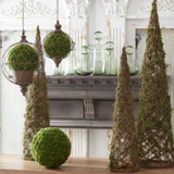 Green Glass Vases w/Stopper