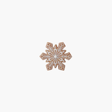 White Icing Gingerbread Snowflake