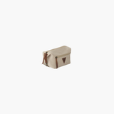 Canvas+Leather Toiletry Bag