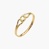 Stainless Steel Twisted Link Bangle