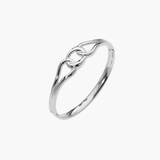 Stainless Steel Twisted Link Bangle