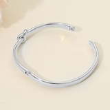 Stainless Steel Knot Bangle