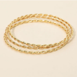 Twisted Stackable Multi Layered Bracelets