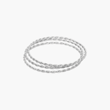 Twisted Stackable Multi Layered Bracelets