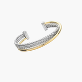 Mixed Metal Cuff Bracelet