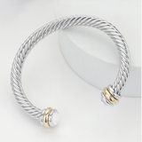 Twisted Rope Cuff Bracelet