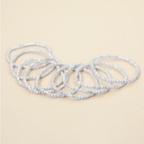 Mini Metallic Beaded Bracelet