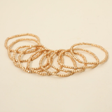 Mini Metallic Beaded Bracelet