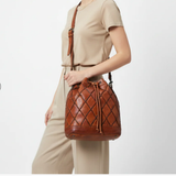 Crisscross Bucket Bag