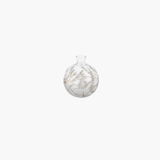 Etched White & Gold Painted Vase