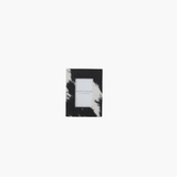 Black + Cream Hide Photo Frames