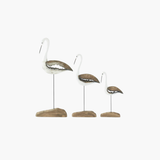 Wood Shore Birds on Spindles