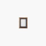 Black Rivet + Wood Frame