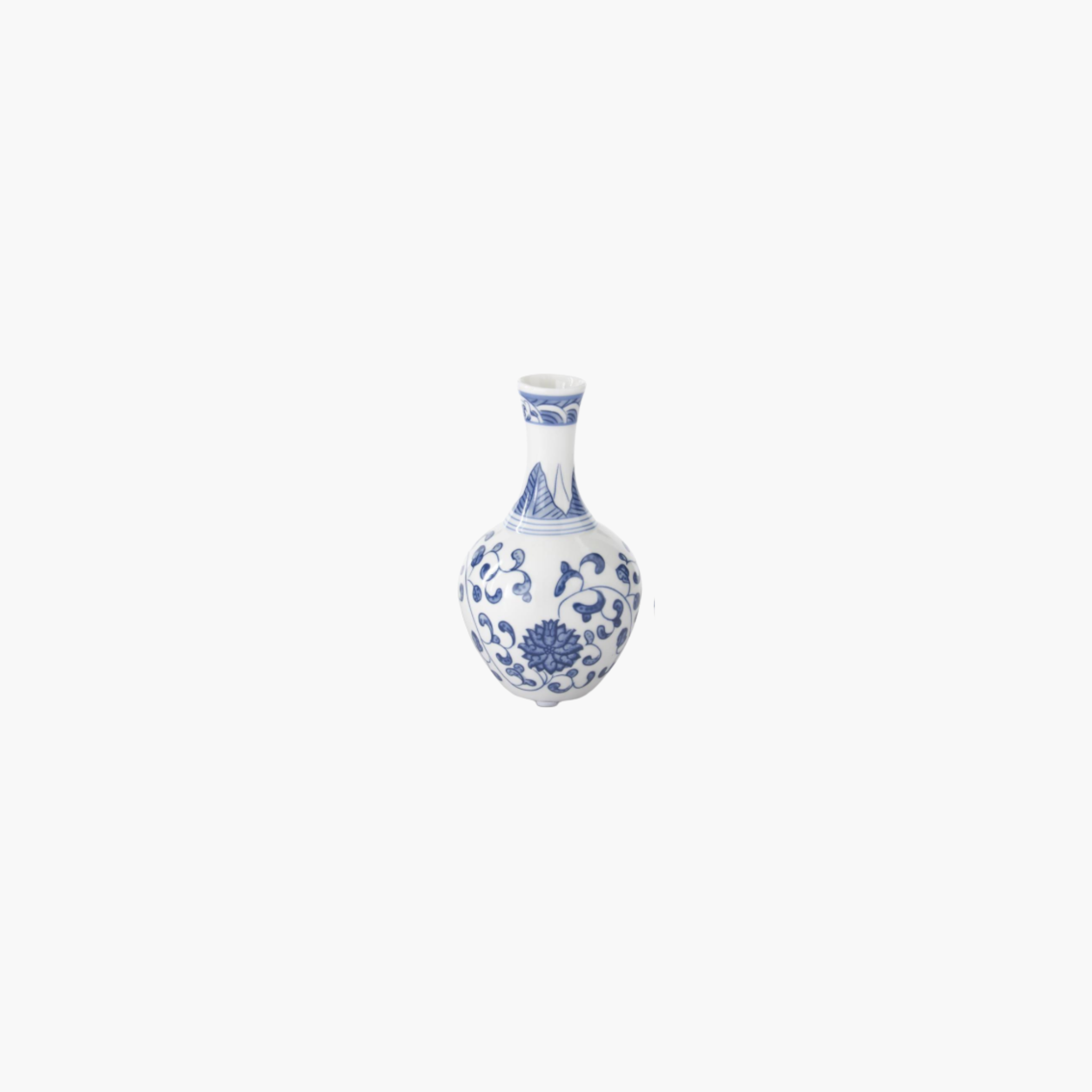 Chinoiserie Mini Bud Vases