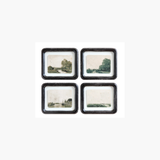Distressed Wood Framed Wall Decor, 4 Styles