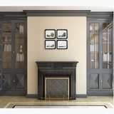 Distressed Wood Framed Wall Decor, 4 Styles
