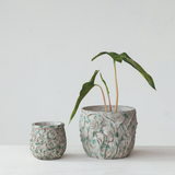 Planter w/ Debossed Circles