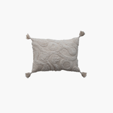 Cream Tufted Lumbar Pillow