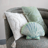 Cream Tufted Lumbar Pillow