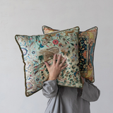 Velvet Pillow with Safari Animals