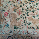 Velvet Pillow with Safari Animals