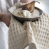 Natural Stonewashed Waffle Weave Tea Towel