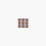 Lavender Checkered Knit Dish Cloth