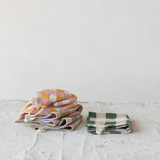 Checkered Knit Dish Cloth