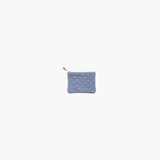 Periwinkle Velvet Zip Pouch