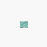Aqua Velvet Zip Pouch