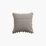 Velvet Kantha Stitch Floral Pillow