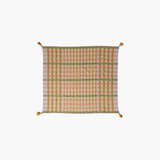 Recycled Cotton Plaid Throw w/ Tassels