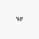 Blue Medium Ceramic Butterfly Shaped Dish