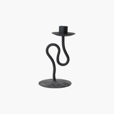 Abstract Black Taper Holder