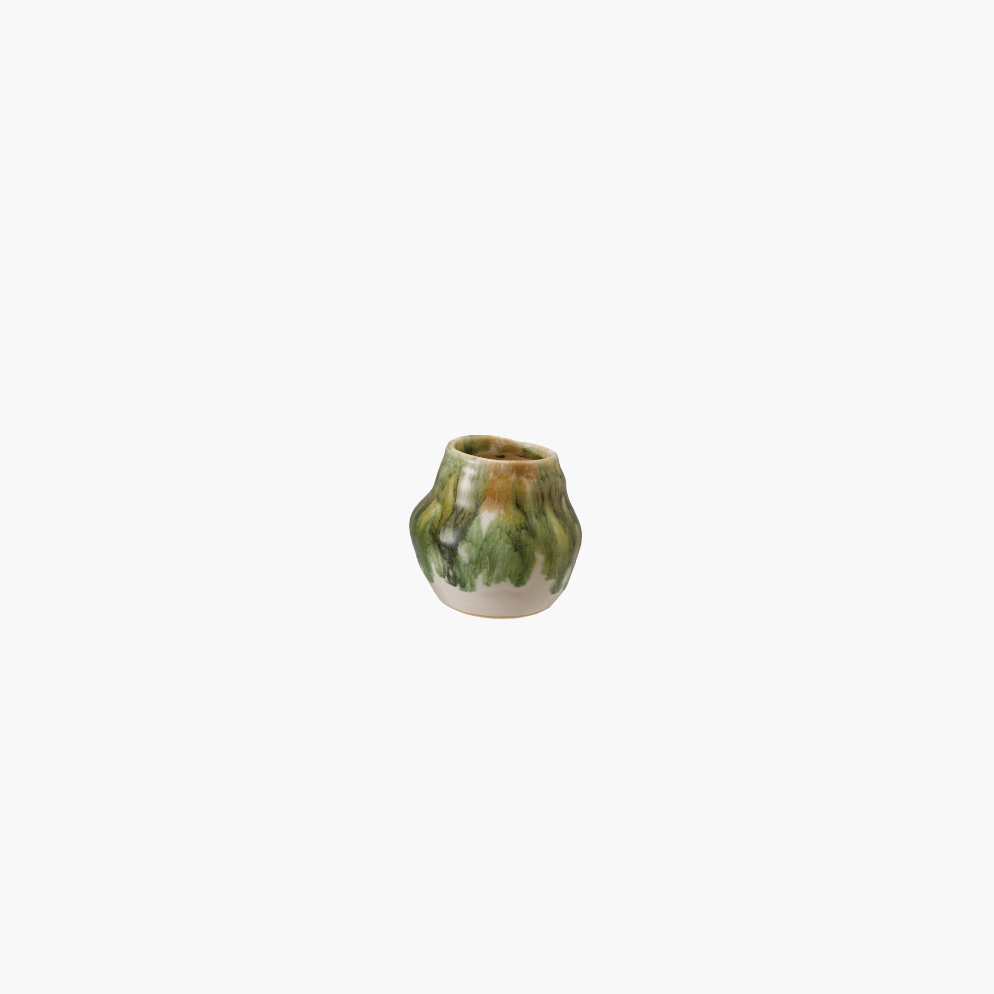 Green Organic Shaped Vases